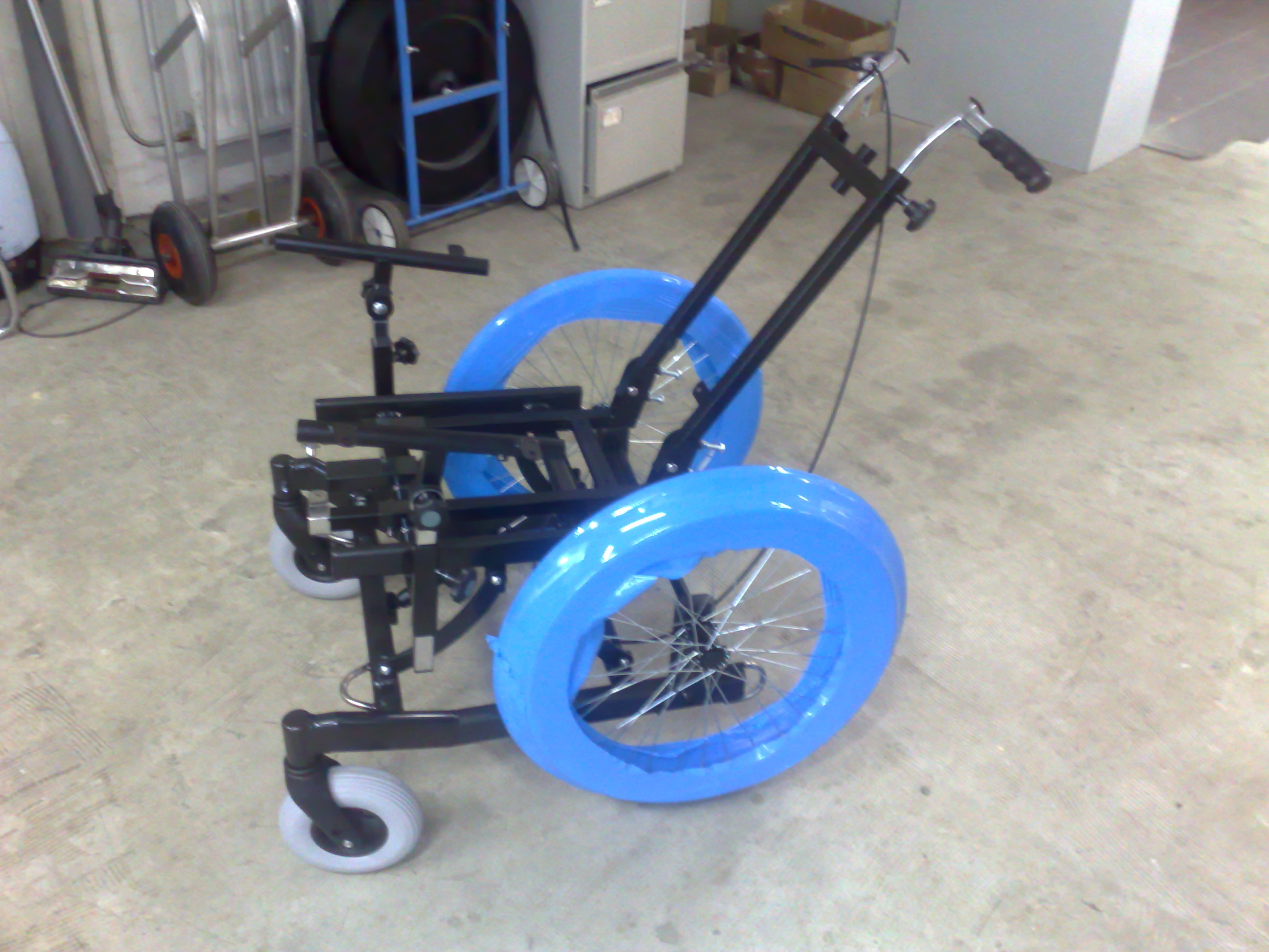 Optie: Dego II - 24 inch wielen aanpasssingsset compleet incl. trommelremmen - Afbeelding 3